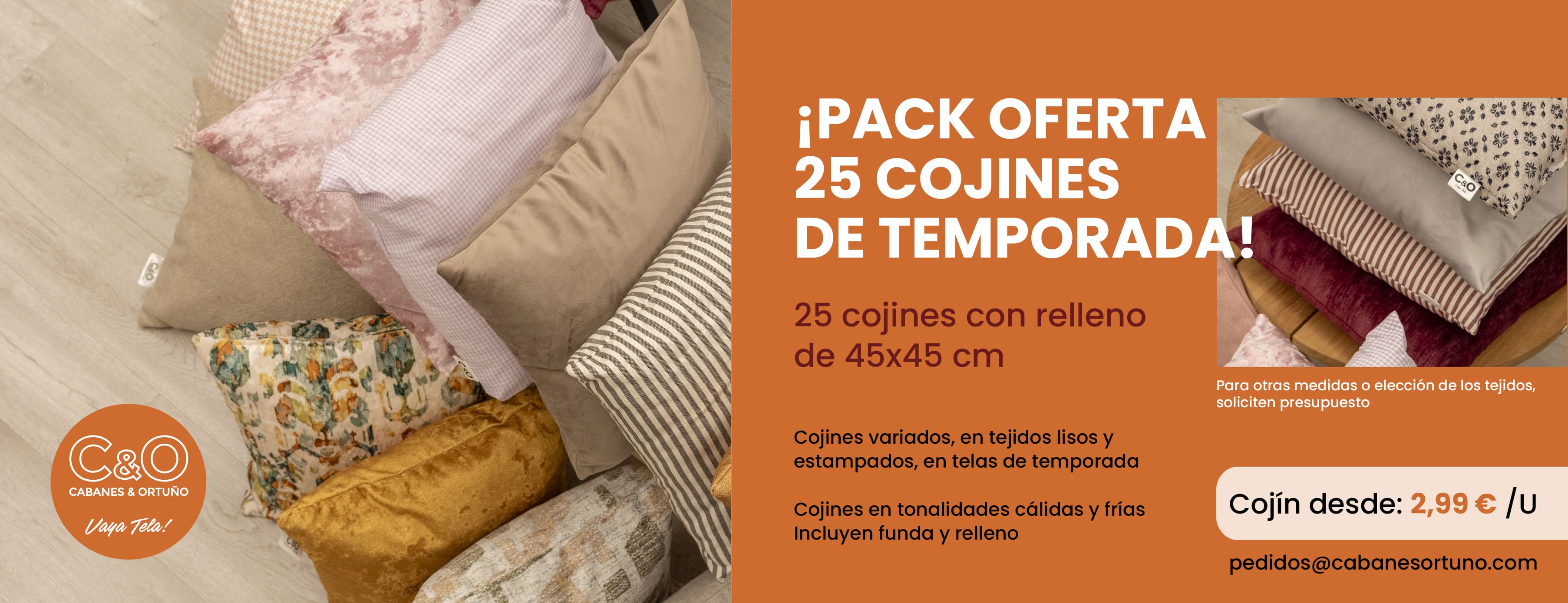 PACK COJINES